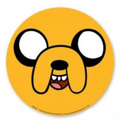 Adventure Time Jake Mug Sticker
